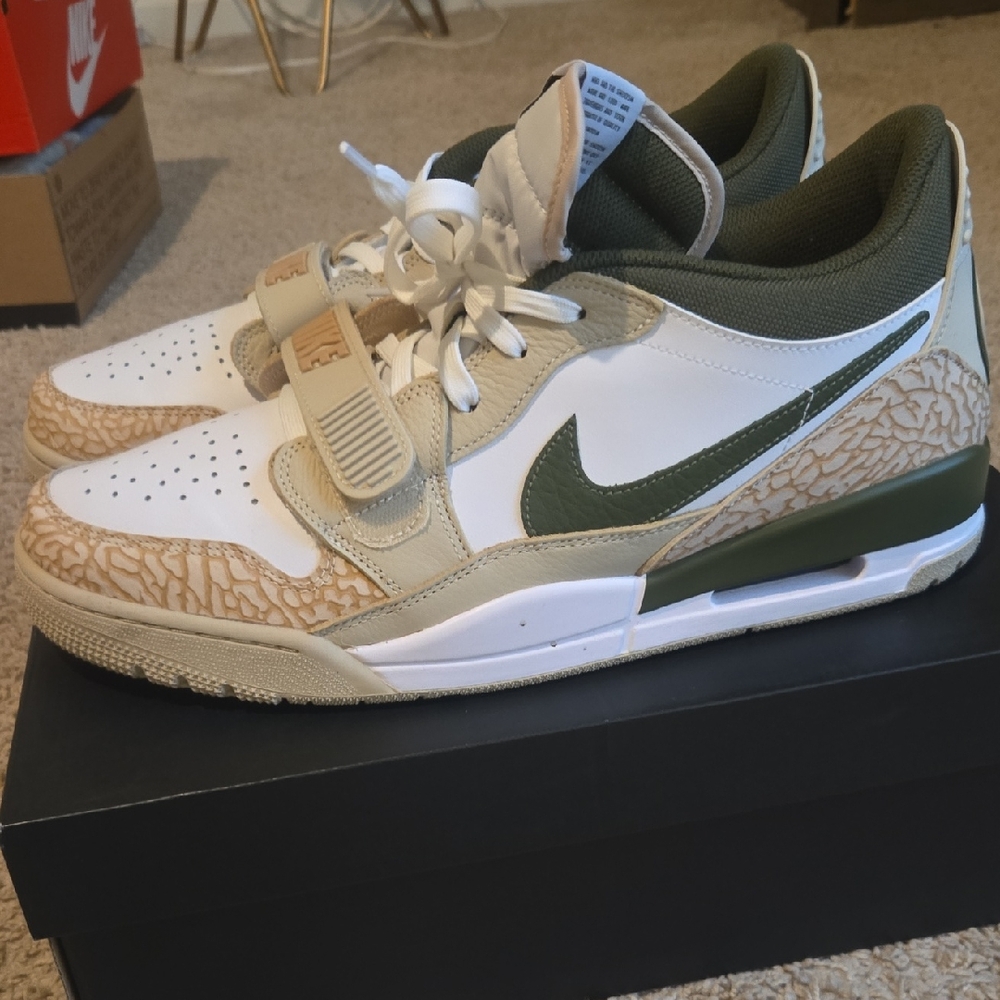 Jordan Legacy 312 Low Men’s White Olive Tan Low-Top Sneakers
